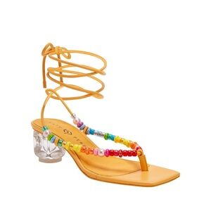 Brand new, never worn, Katy Perry The Cubie Bead Lace Up sandal